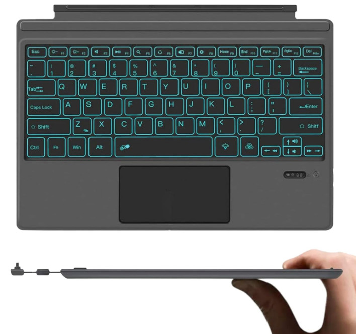 Wireless Keyboard Type Cover Trackpad Mouse Replacement Microsoft Surface Pro