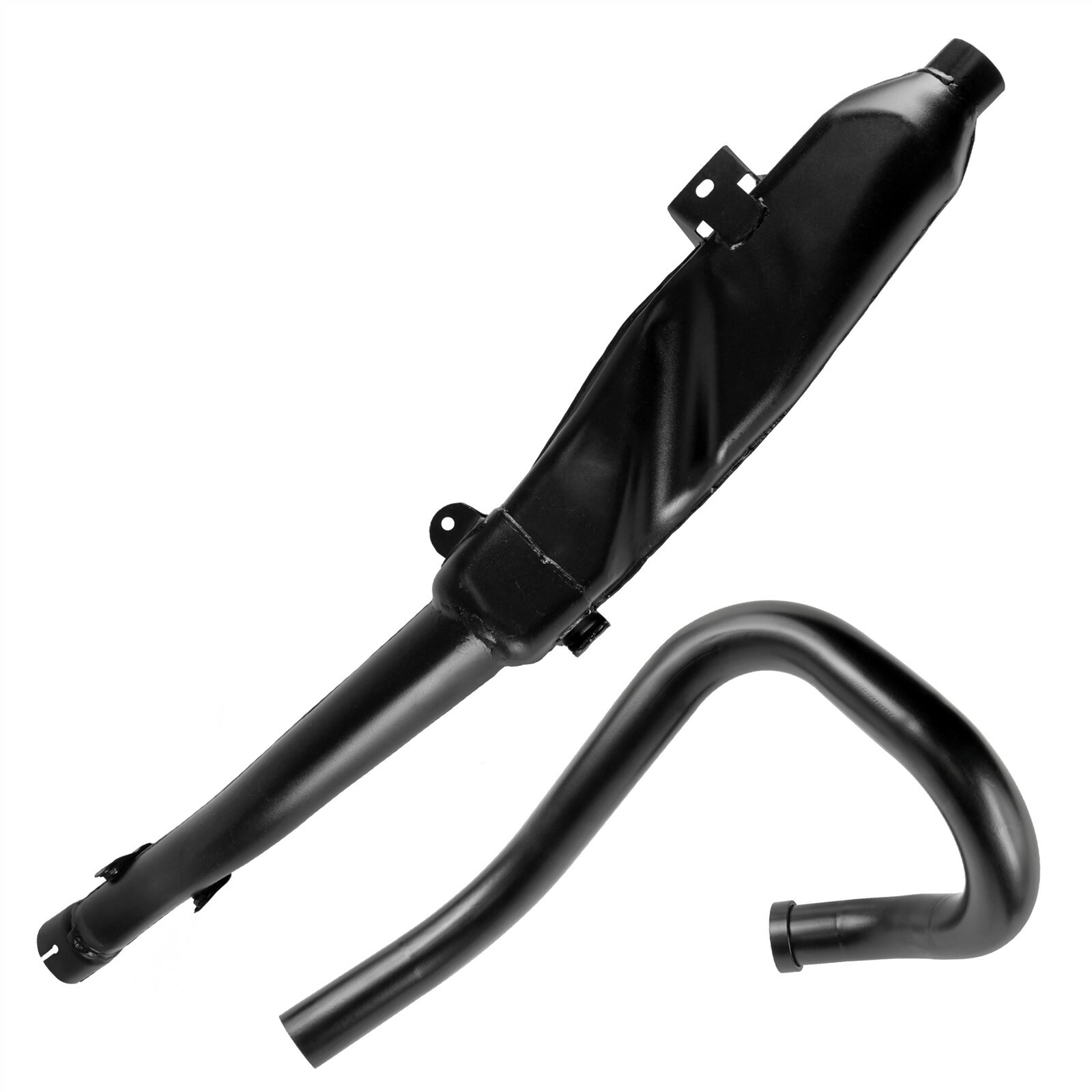 Fits Yamaha Warrior 350 Exhaust Muffler w/ Pipe Gasket YFM350X 1987-2004