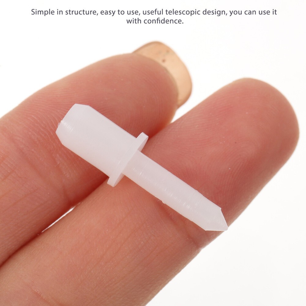 60PCS Shutter Repair Pins Spring Loaded Plantation Shutter Replacement White