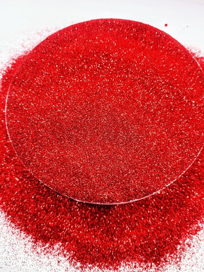 Ultra Fine Red Glitter - Cherry Bomb 3 oz.
