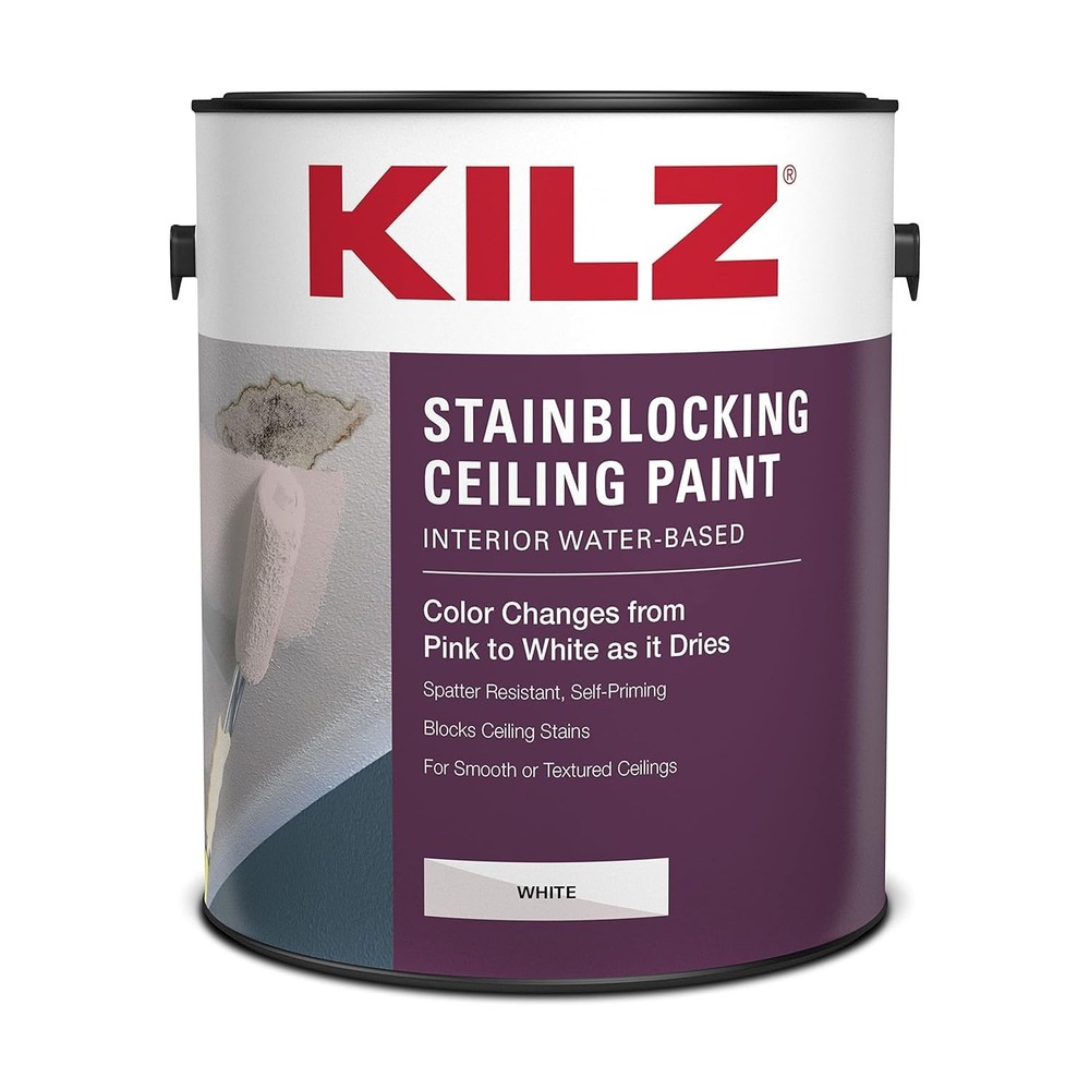 KILZ Stainblocking Ceiling Paint Interior White 1 Gallon