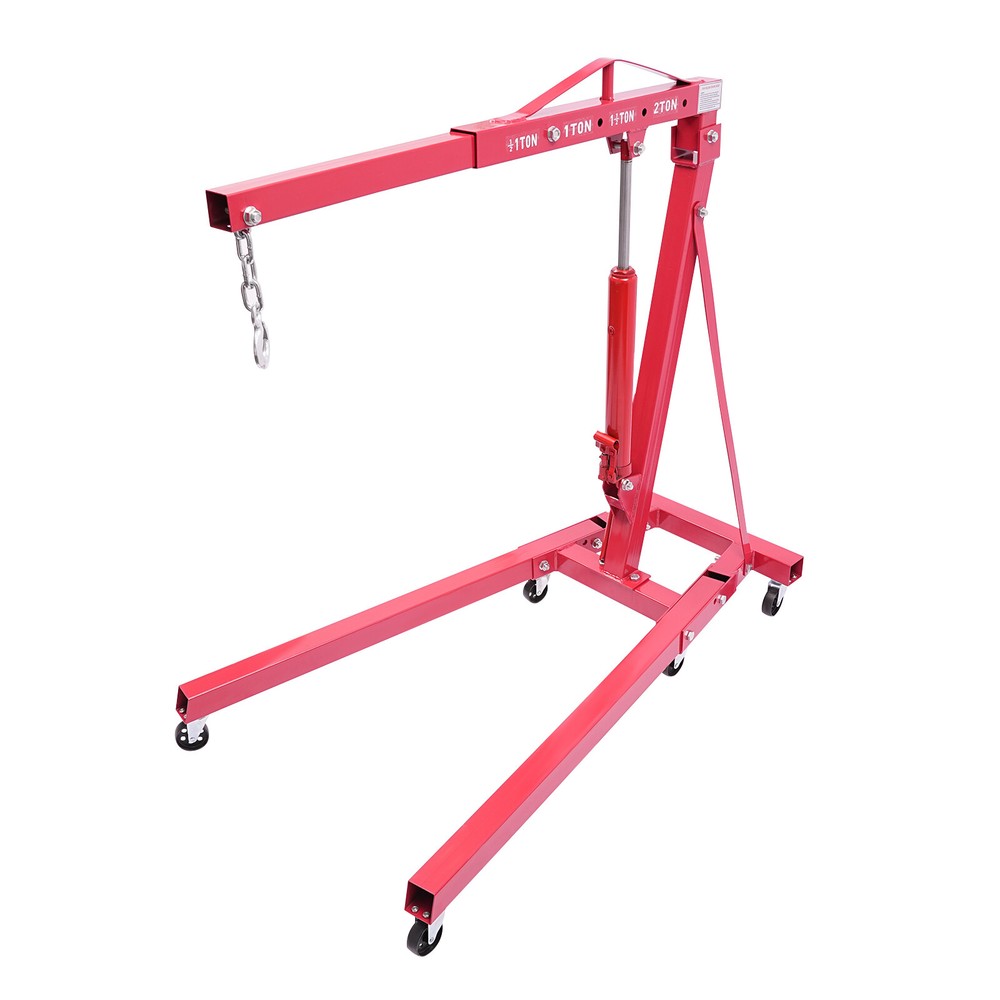 2 Ton/4400LBS Engine Hoist Folding Engine Crane Crane Lifter With Balancer