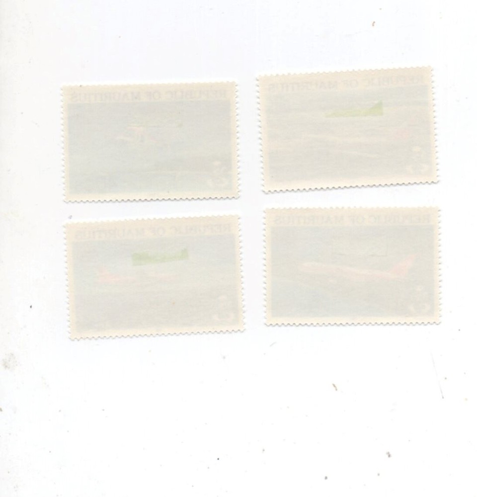 Mauritius mh mint hinged Scott 769-72 aircraft