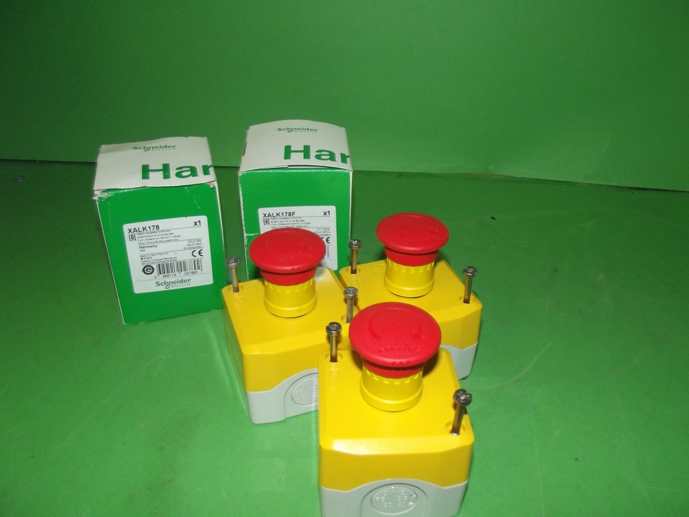 SET (5 pcs. )Schneider Electric XALK178 - Yellow complete control box
