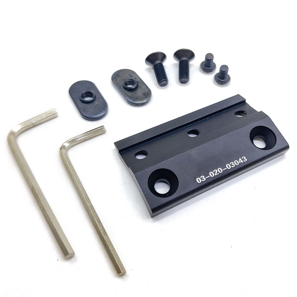 Tactical Metal Flashlight MLOK Offset Mount For M300 M600 M952V Light Side Base