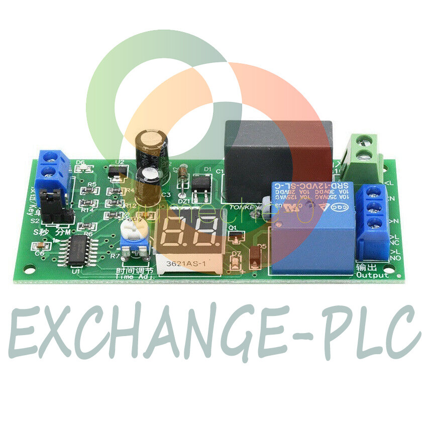 AC 220V Digital Display Delay Relay Module Delay Timer Switch 0-99 S/Min JK13