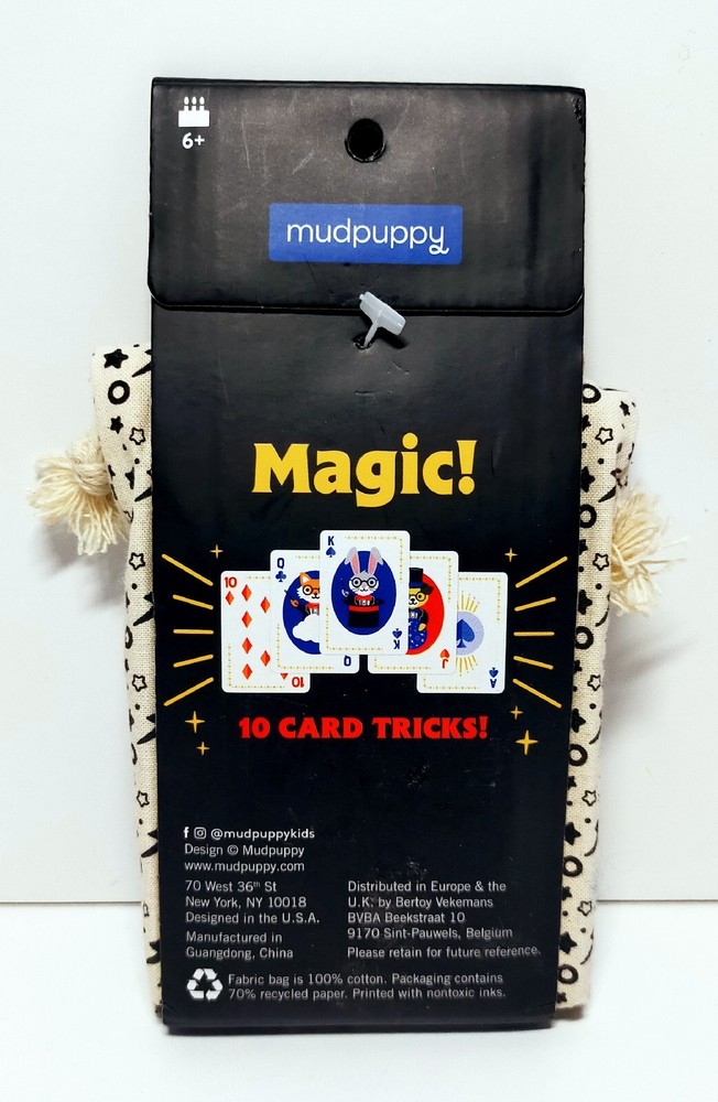 MUDPUPPY Fun To Go Magic! 10 Card Tricks - NEW