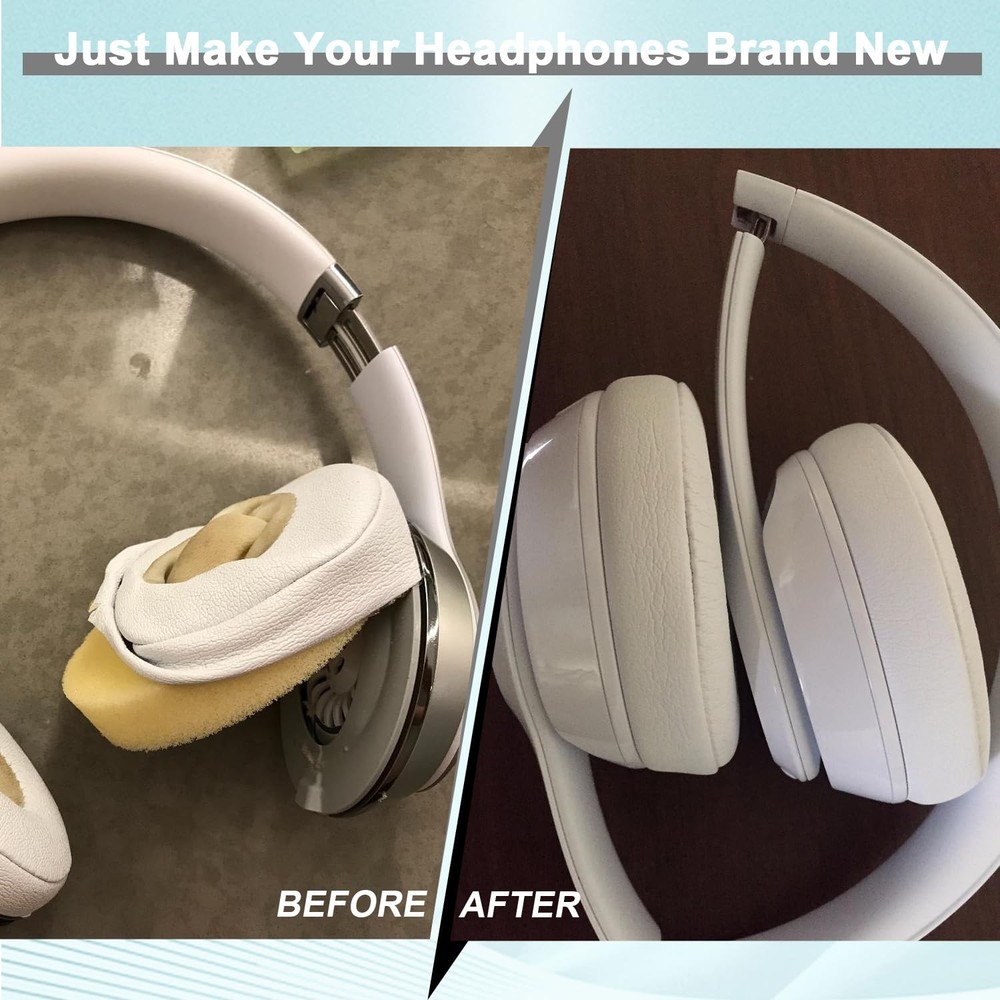 Replacement Ear Pads for Beats Solo 2 & 3 Wireless On-Ear Red