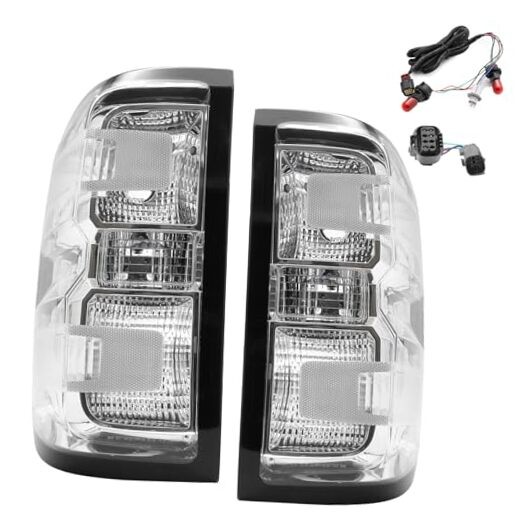 Tail Light Assembly Compatible with 2014-2018 Chevy Silverado 1500/2019