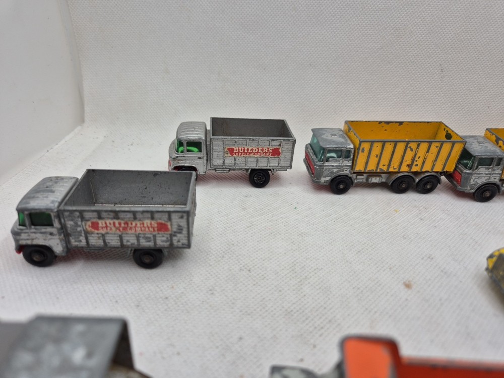 matchbox lesney bundle Construction Vehicles X7 Vintage