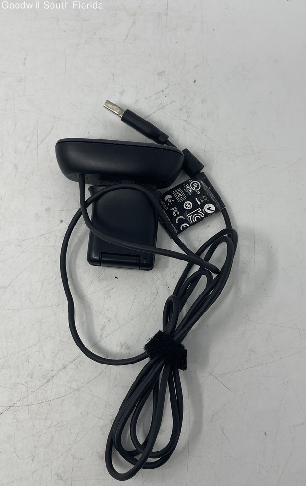 Logitech HD-720P Black USB Webcam Computer Camera Not Tested