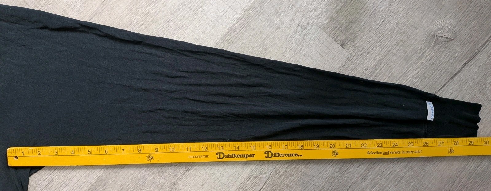 Thermasilk by Terramar 100% Pure Silk Men's Baselayer Pants Sz S Black READ