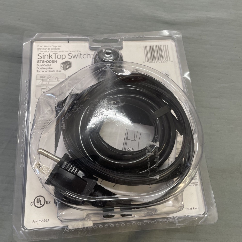 InSinkErator 76696A SinkTop Dual Outlet Switch ELECTRICAL BOX Only NO BUTTON