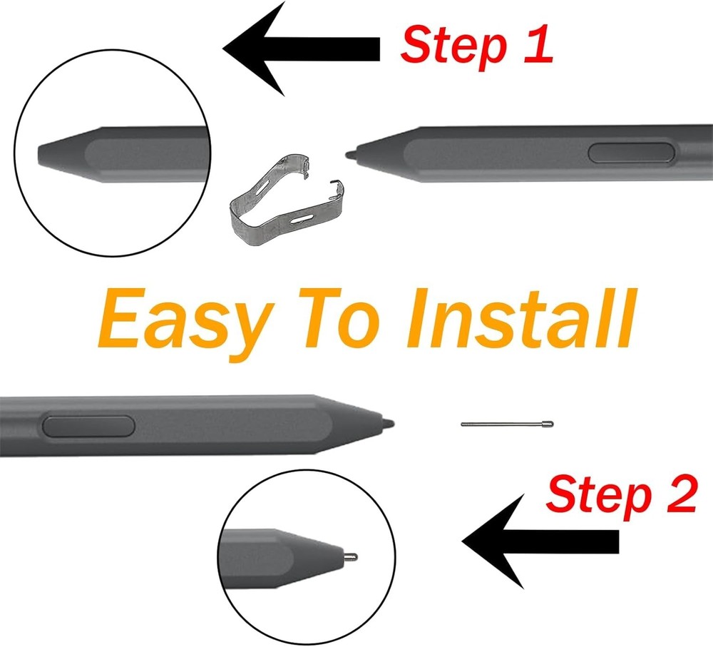 3 Easy-Replace Pen Nibs for Kindle Scribe Stylus - Natural Writing Experience