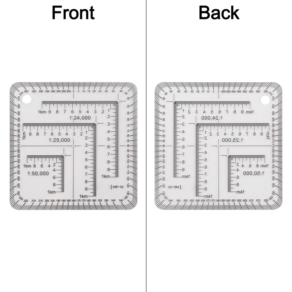Lightweight 7cm Coordinate Ruler for Geographical Learning Applications