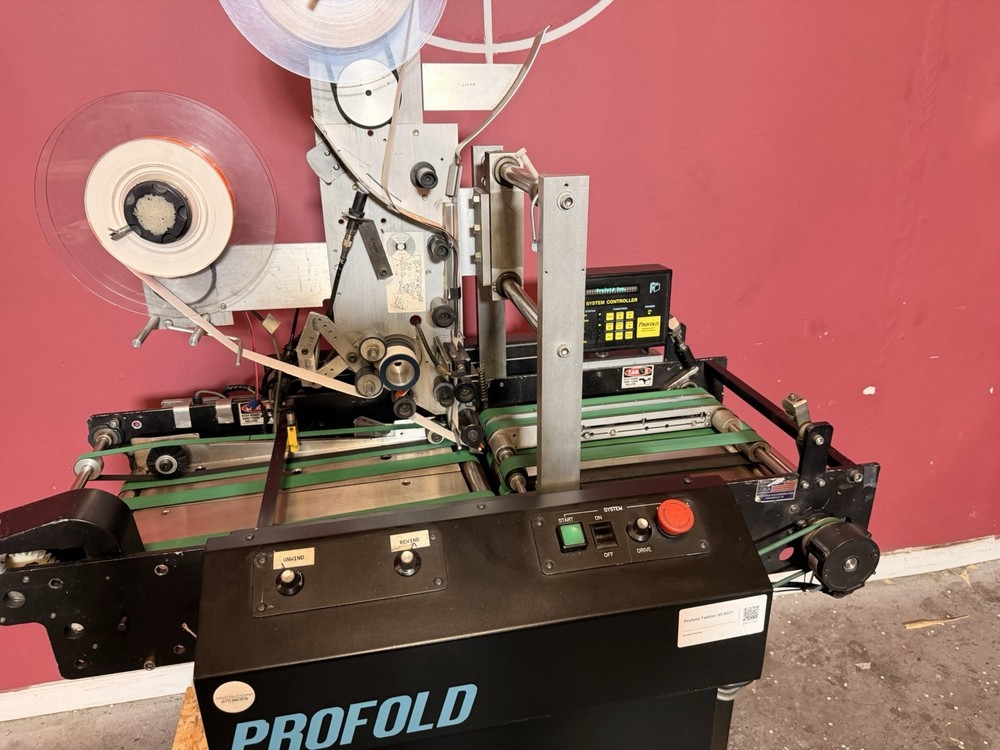 Profold Tabbing Machine !Video!