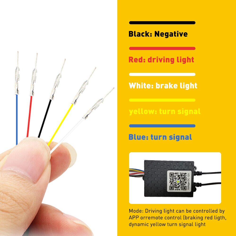 Pack of 4 15.5'' RGB Wheel Ring Lights LED Light For Truck Car Rim Lights APP