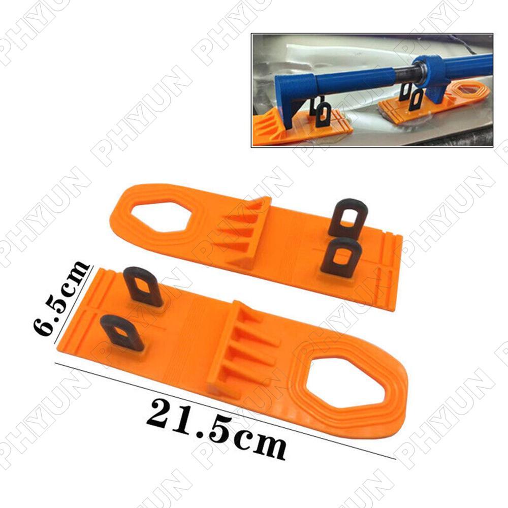 2x Car Dent Puller Sheet Glue Pulling Tabs Bodywork Repair Removal Tool Orange