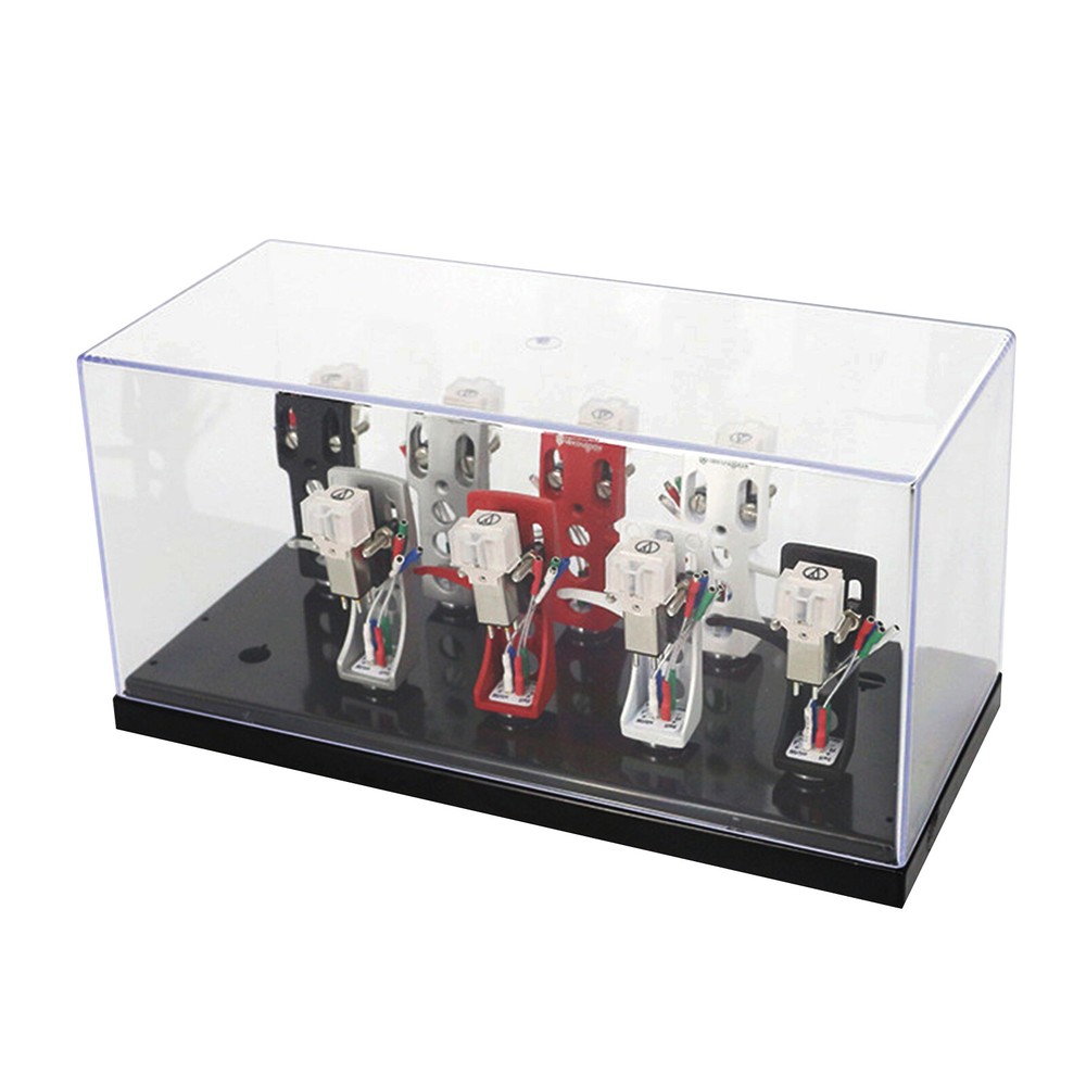 Headshell Cartridge Keeper Phono Shell Case Acrylic Box Stylus Holder Organizer