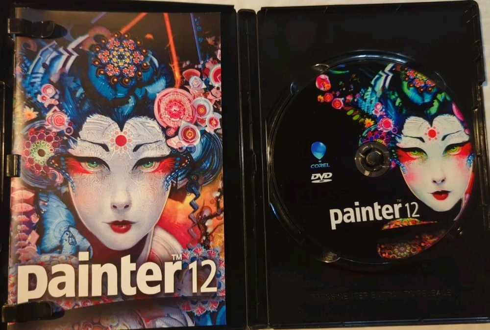 Corel Painter 12 DVD +Insert VG+ free shpg & insurance