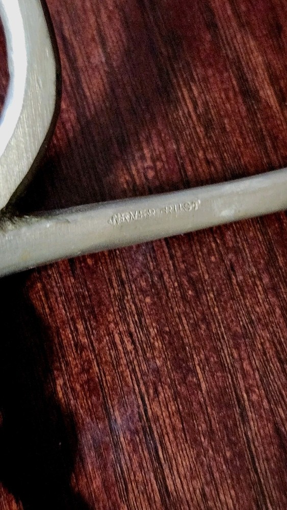 Vintage NEVER RUST Double-Twisted Wire Snaffle Bit Horse