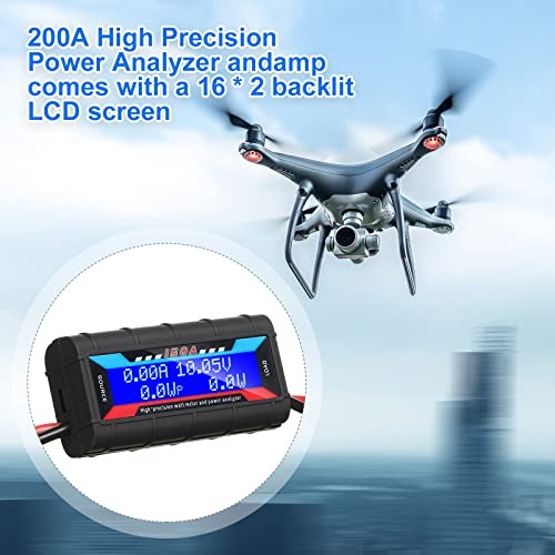 2 Pcs High Precision Watt Meter Power Analyzer Battery Consumption 9000.0