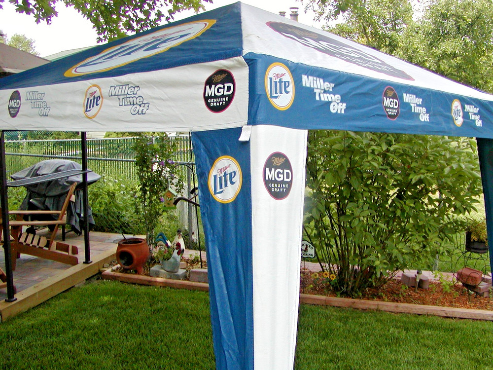 MILLER LITE 5' X 5' TAILGATE CANOPY