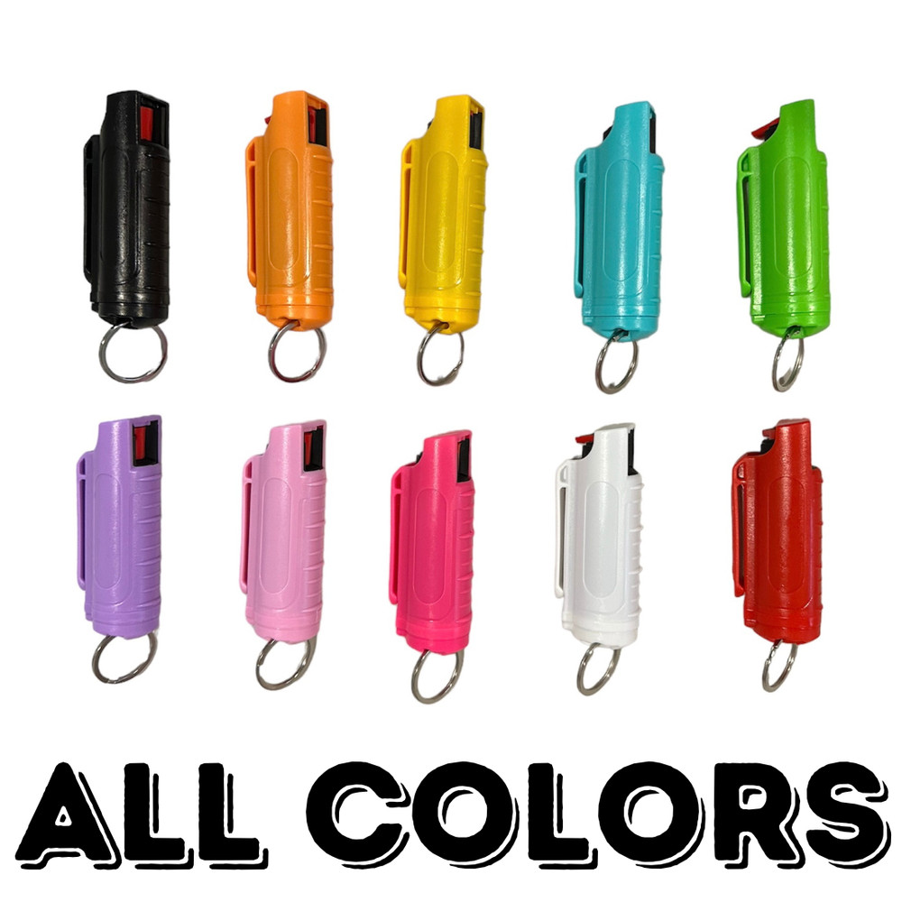 New Pepper Spray Keychains for Women's Self-Defense Security (Pack of 10)