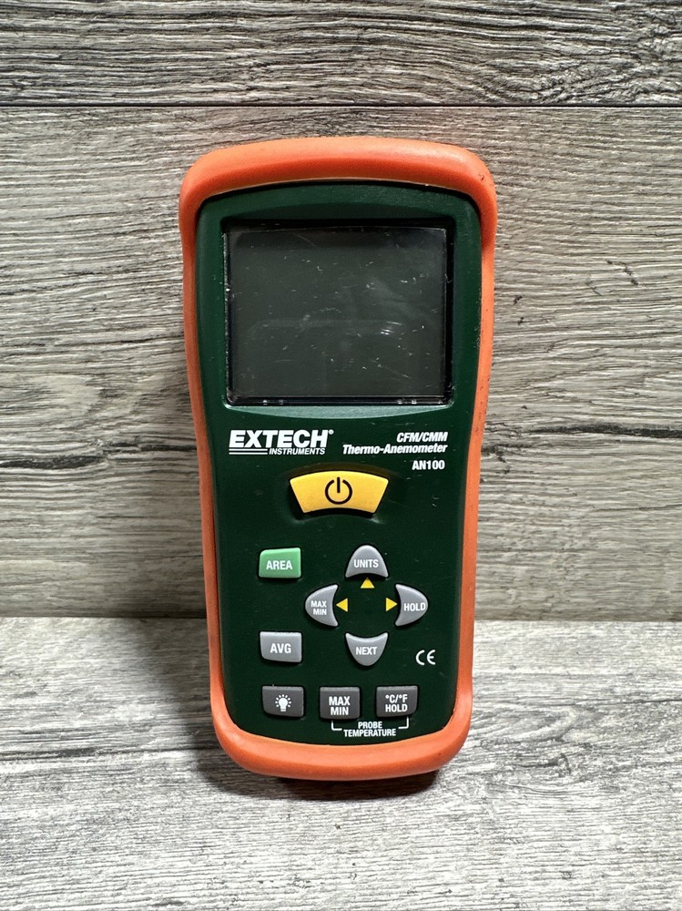 Extech Instruments CFM/CMM AN100 Thermo-Anemometer Without Vane Probe #N-2