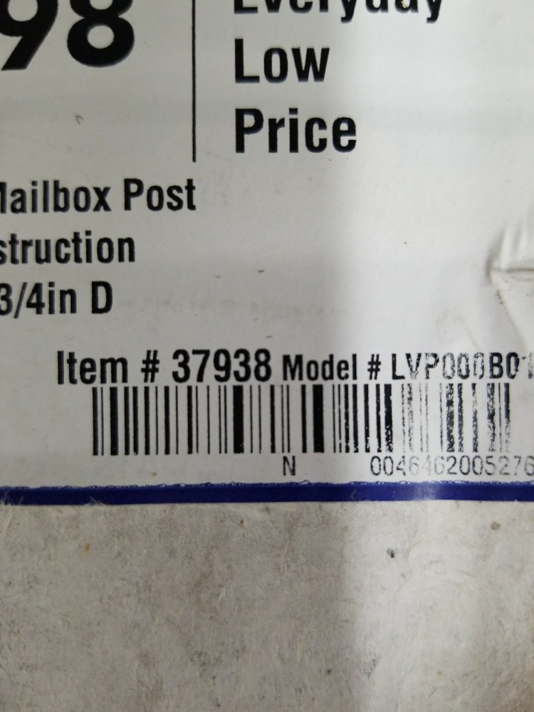 New PostMaster Stratford Black Plastic Universal Mail Box Post