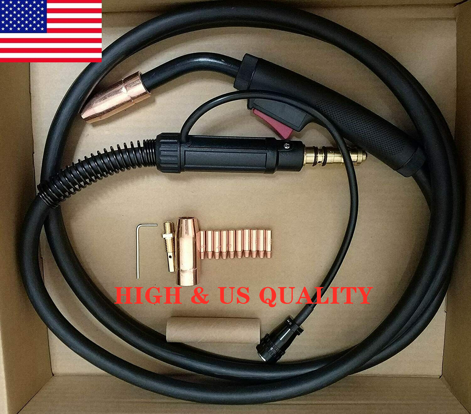 MIG WELDING GUN 10' 180A replacement for Titanium unlimited 200, MIG 140/170