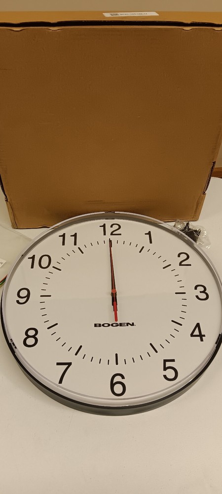 Bogen Wired Clock 16" BCAL-4BS-16R14