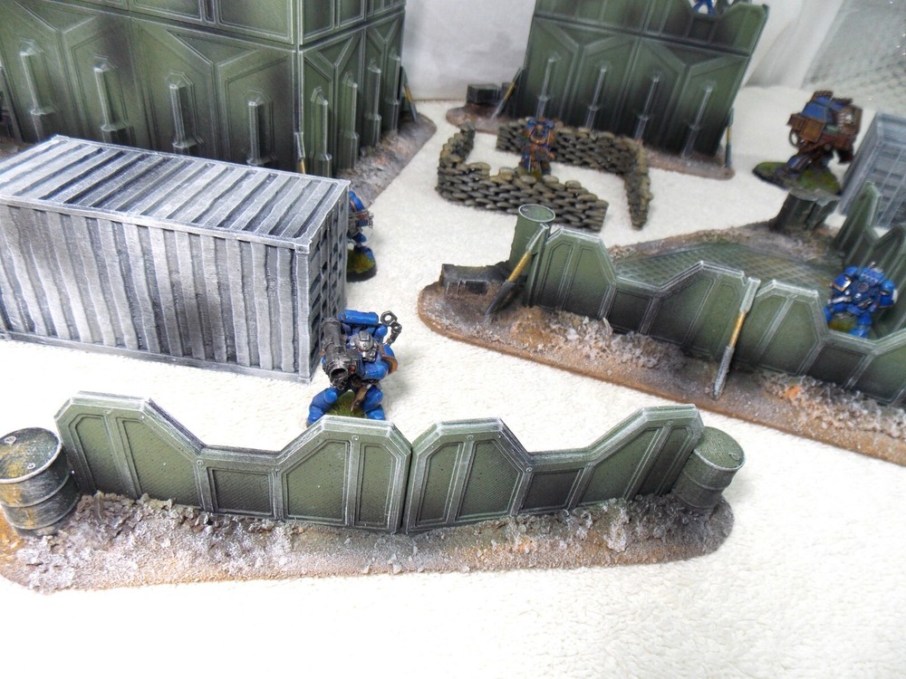 WARGAMING TERRAIN PAINTED BUNDLE 9 PIECE SET .....ADVANCE ORDERS
