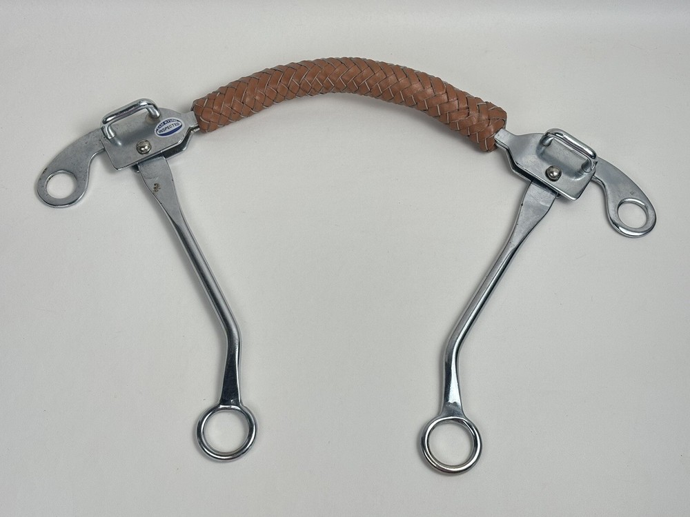 Western Braided Hackamore Bit Horse