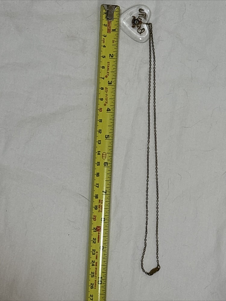 RCAF Sweetheart Lucite Necklace