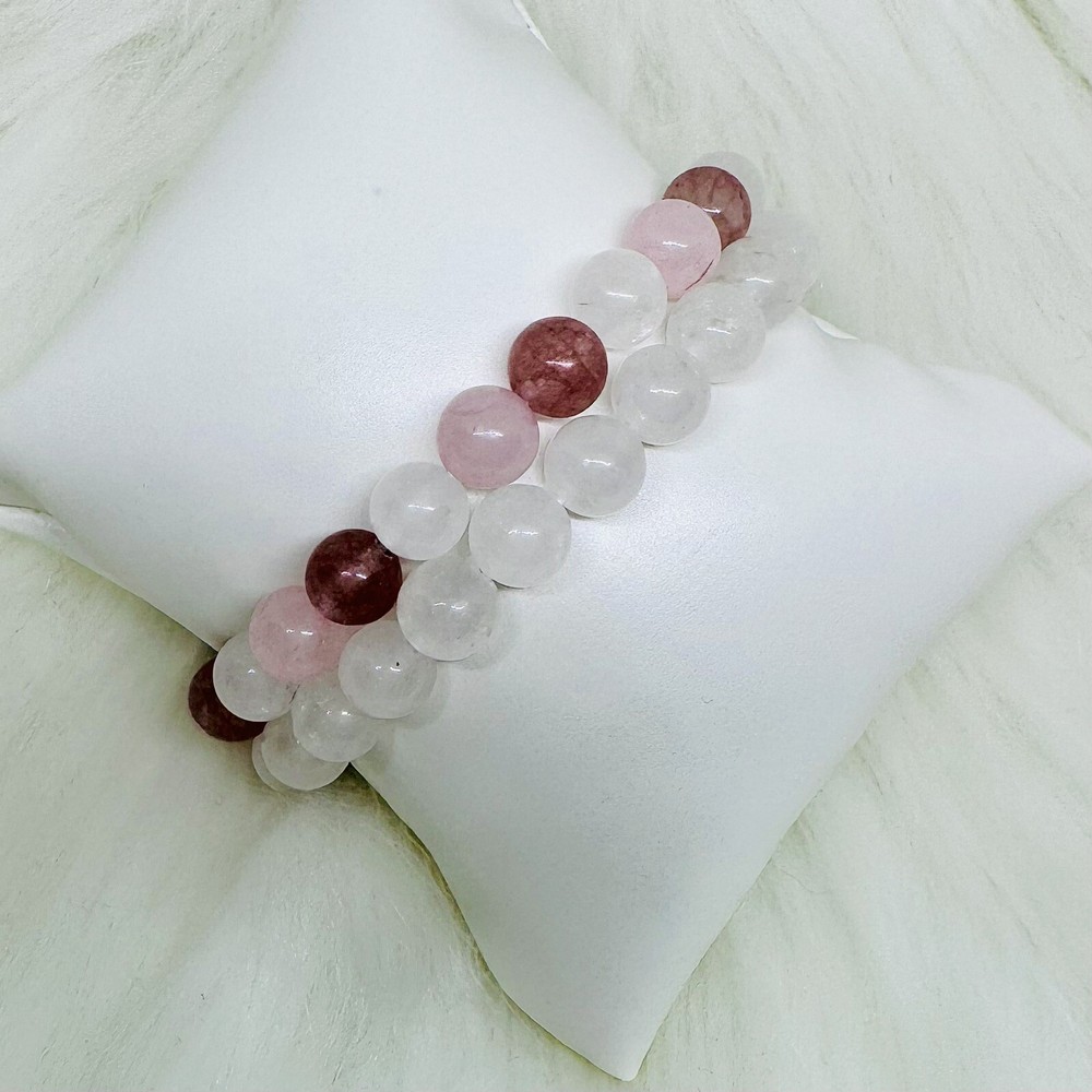 Sakura Berry Stone Beaded Bracelets