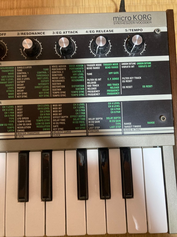 Korg MicroKorg Synthesizer Vocoder Analog Modeling 37-Key Keyboard