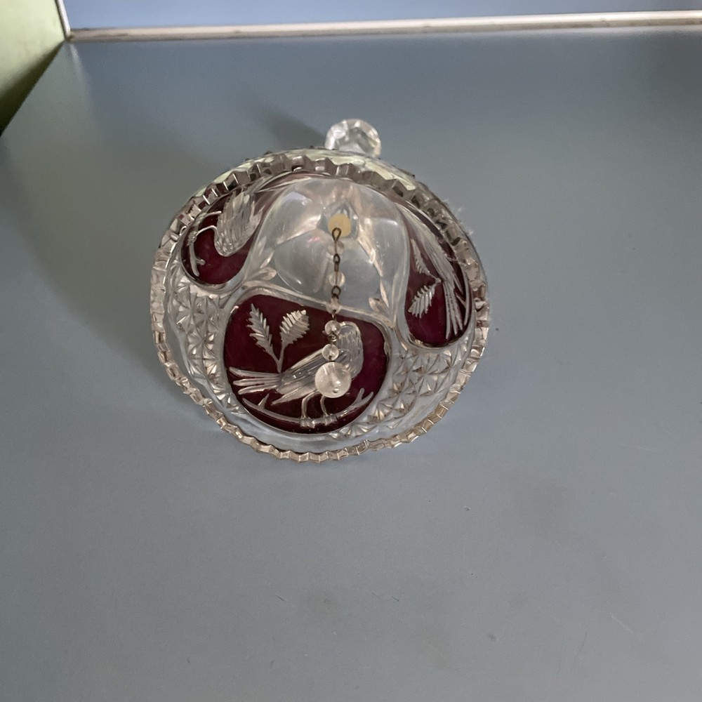 Crystal-glass Bell Ruby Bird