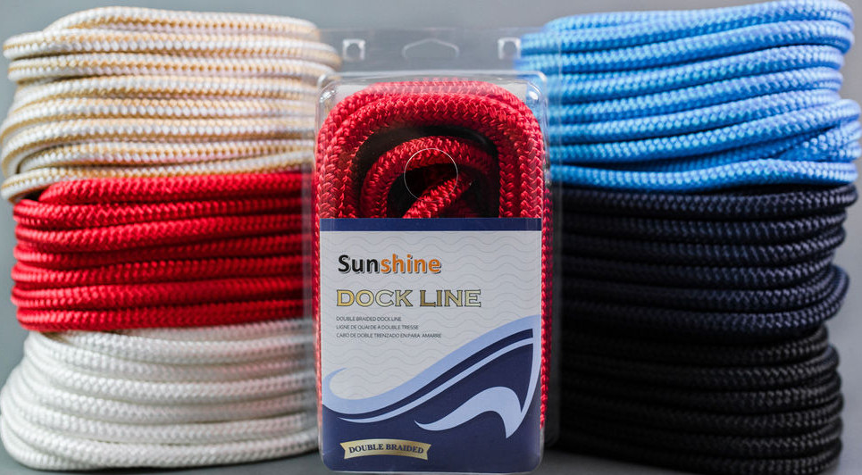 DOCKLINE - DOUBLE BRAIDED, 1/2in