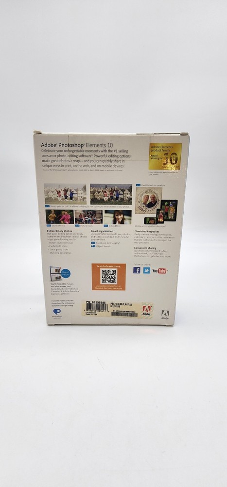 NEW SEALED Adobe Photoshop Elements 10