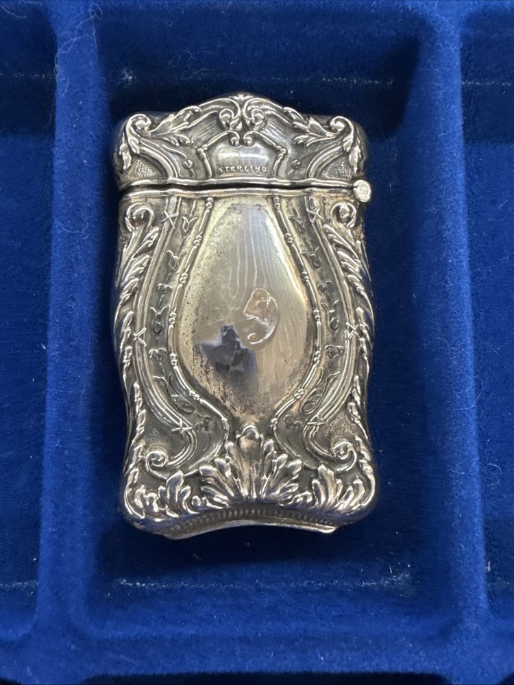 Antique Sterling Silver match safe