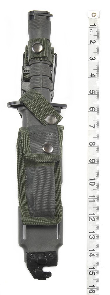 M9 Bayonet Survival Knife with Saw Back, Wire Cutter and Scabbard