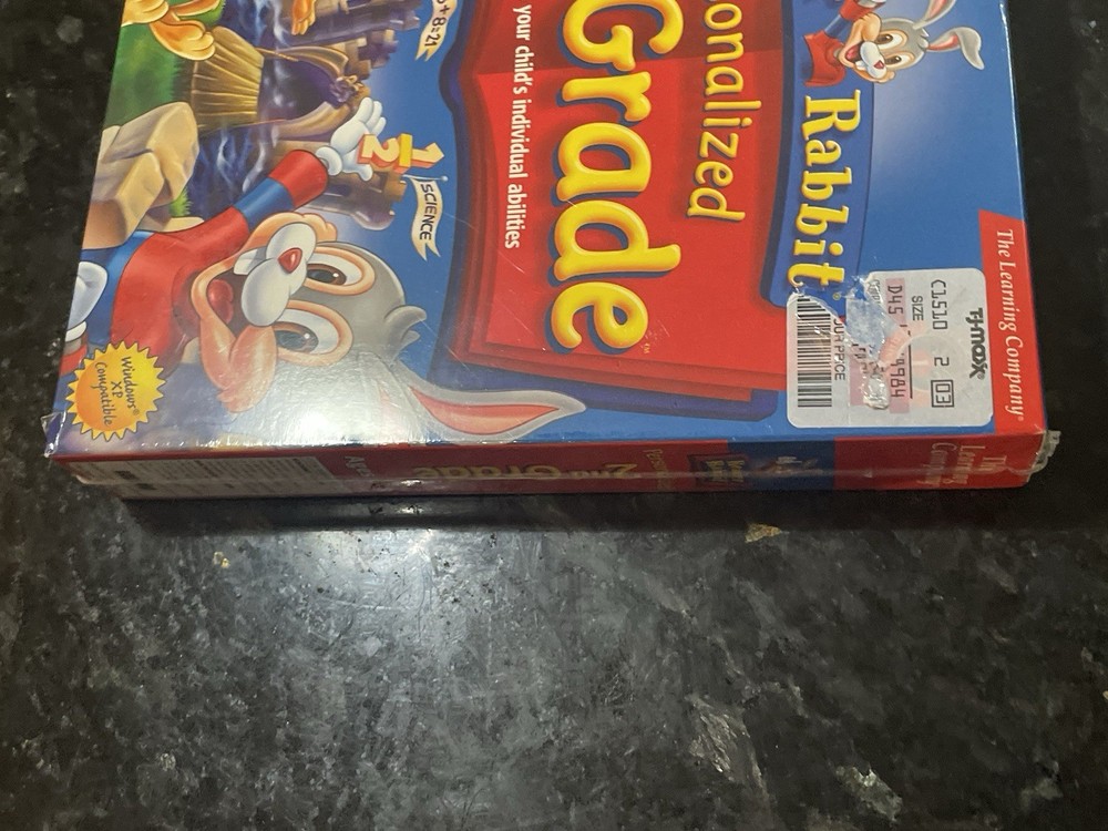 Reader Rabbit Deluxe 2 Cd Personalized 2nd Grade Reading Spelling Math Sealed