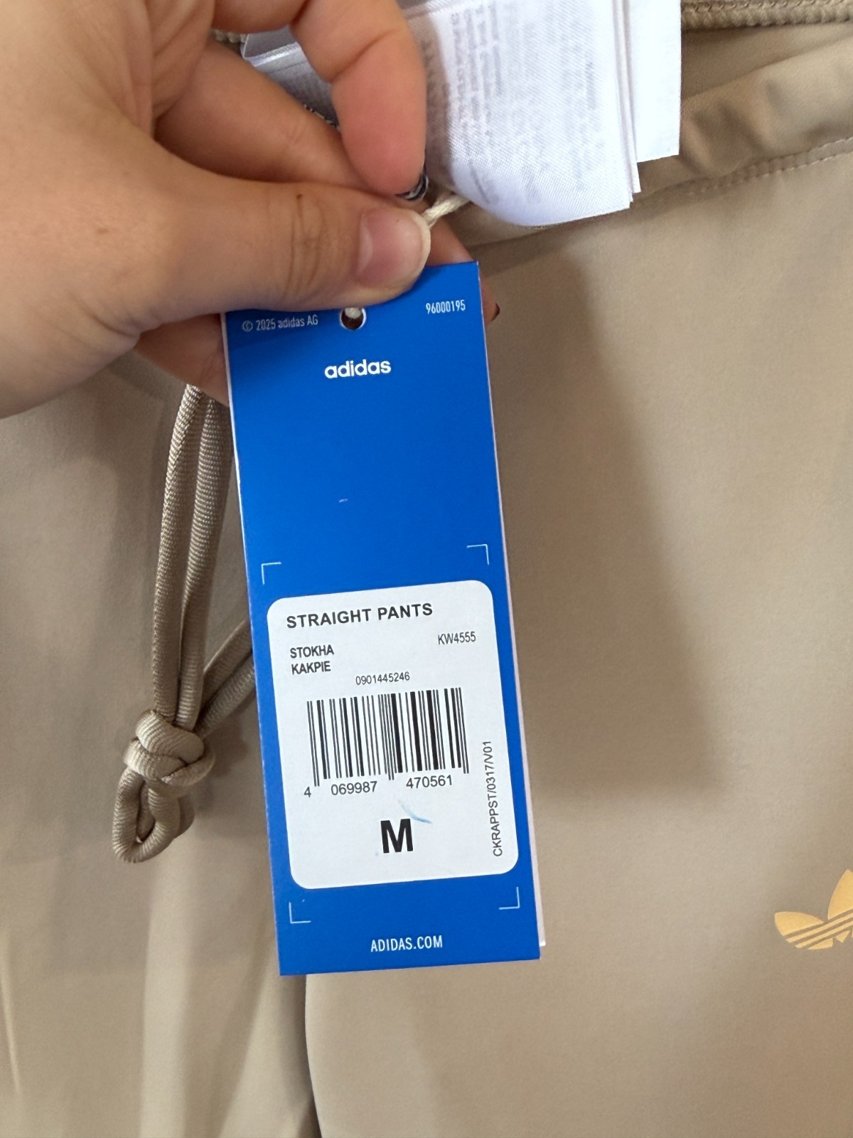 Adidas Originals Slouchy Straight Pants Women's Lifestyle Casual AsiaFit KW4555