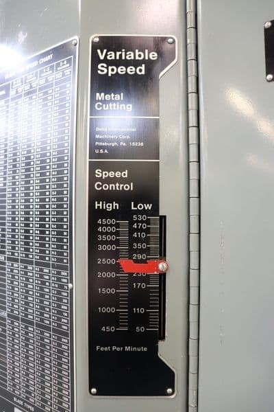 Delta 28-663 20" Vertical Variable Speed Band Saw