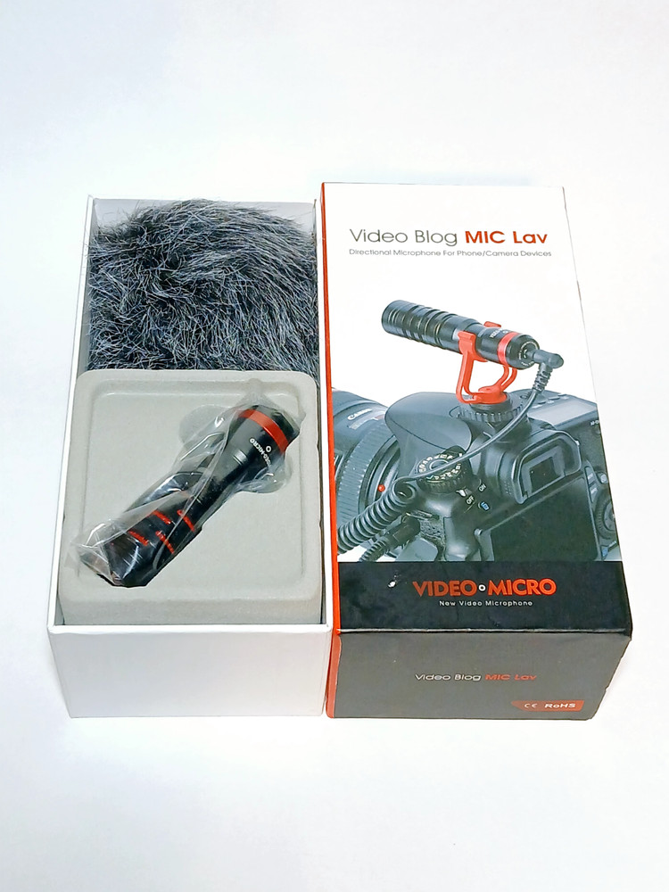 Video VLOG MIC Lav Micro Directional Microphone for Phone/Camera Devices