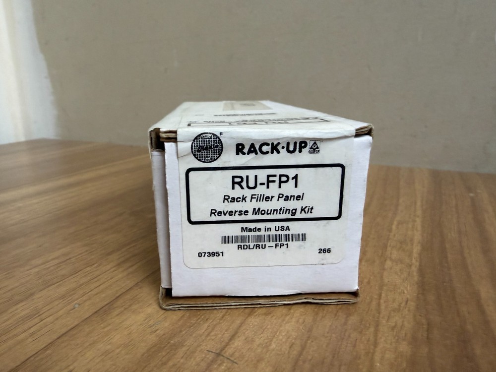 RADIO RACK UP RDL RU-FP1 RACK FILLER PANEL REVERSE MOUNTING KIT