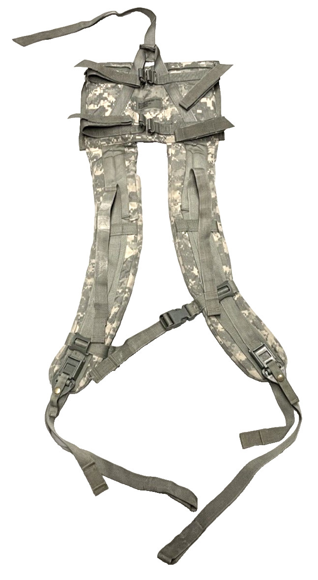 US MILITARY MOLLE ENHANCED FRAME SHOULDER STRAPS w/ QR ACU for Large Rucksack