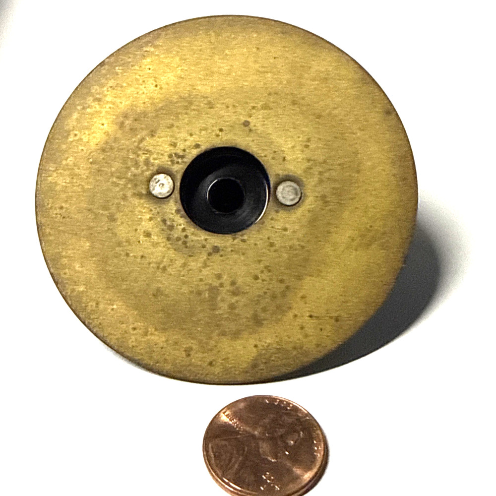 one black knob with dial OD =65 mm for 6 mm shaft