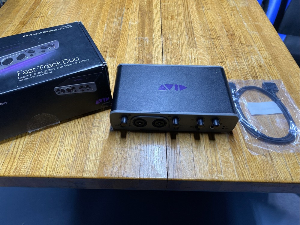 AVID Fast Track Duo USB Audio Interface For PC & Mac